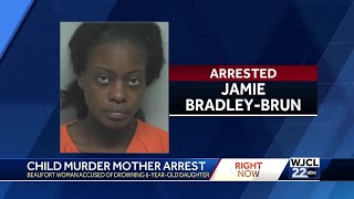 Beaufort mother charged with murder of child