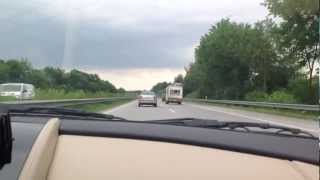 Aston Martin DB9 V12 fast Ride on German Autobahn!