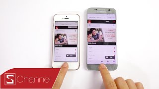 Schannel - Speedtest Galaxy S7 vs iPhone SE : Châu chấu liệu có đá được voi !!!!