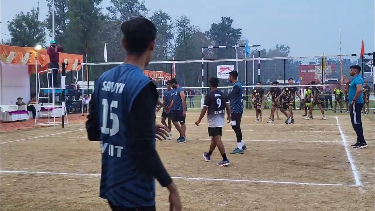 Svnit Surat Vs Nit Patna at All India inter nit Volleyball Tournament