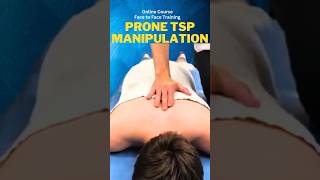 Thoracic Spine Manipulation using one Hand #chiropractic #chiropractor #shortsfeed