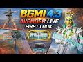 AVENGER LIVE |4.3 first look#HotDrop #BGMIIndia #ChickenDinnerTime #GamingVibes #BGMISeason