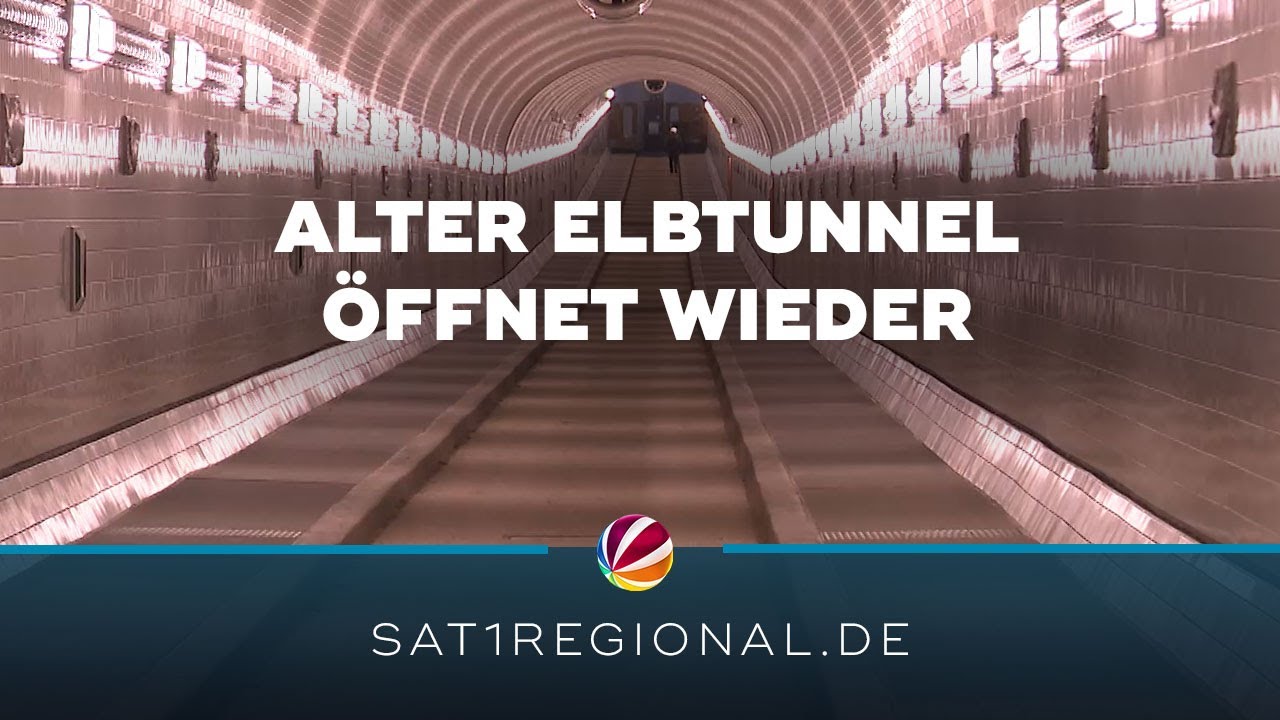 Trotz Bauarbeiten: Alter Elbtunnel in Hamburg öffnet wieder