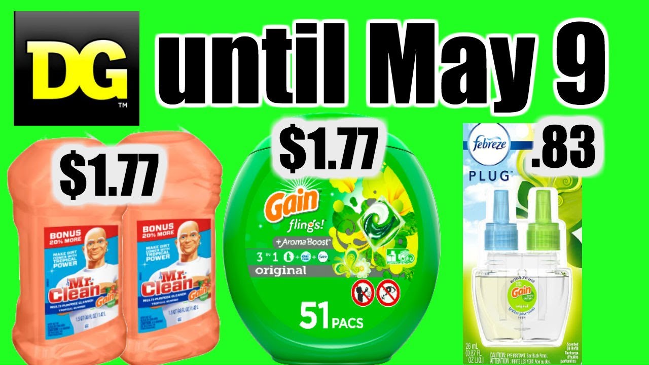 Dollar General **HOT GAIN DEALS** until May 9! YouTube