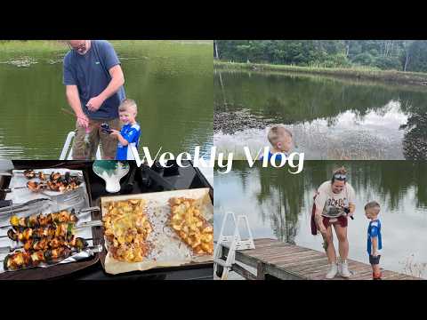 Vlog: Making chicken kabobs, Kohls sale haul, & fishing!