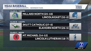 NSAA State Baseball title brackets are set