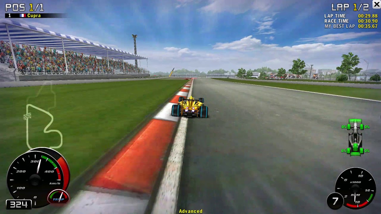 Superstar Racing - Barcelona Short ADVK 2 LAPS (1.18.64)