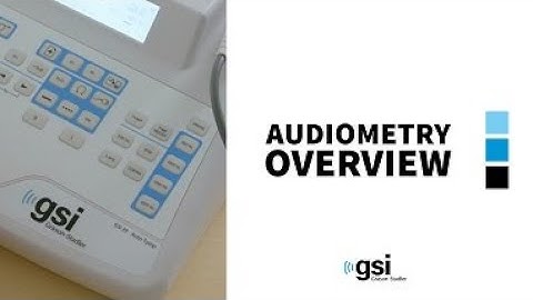 Tympanometer & Audiometer | GSI 39 Tutorial | Chapter 8 - Audiometry Overview