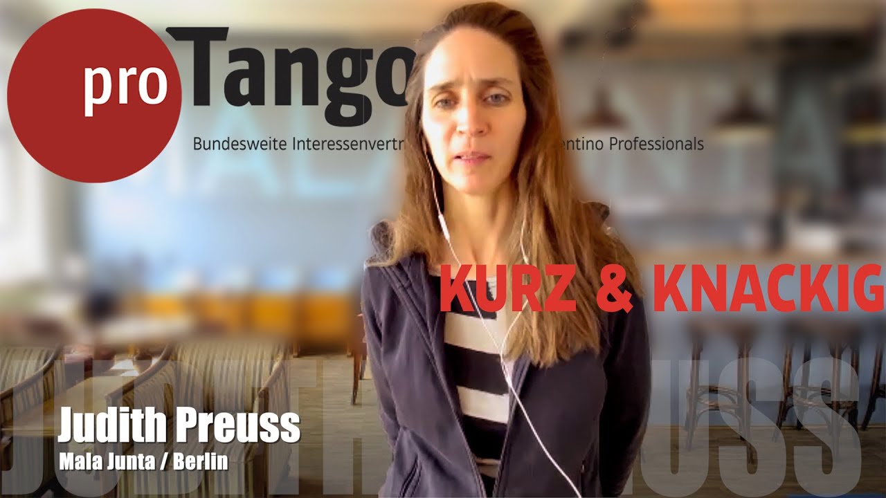 Kurz & Knackig proTango e.V.  Interview Reihe - Judith Preuss