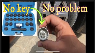 Audi wheel lock key lost 😭. what to do now . Audi Wheel Lock Key