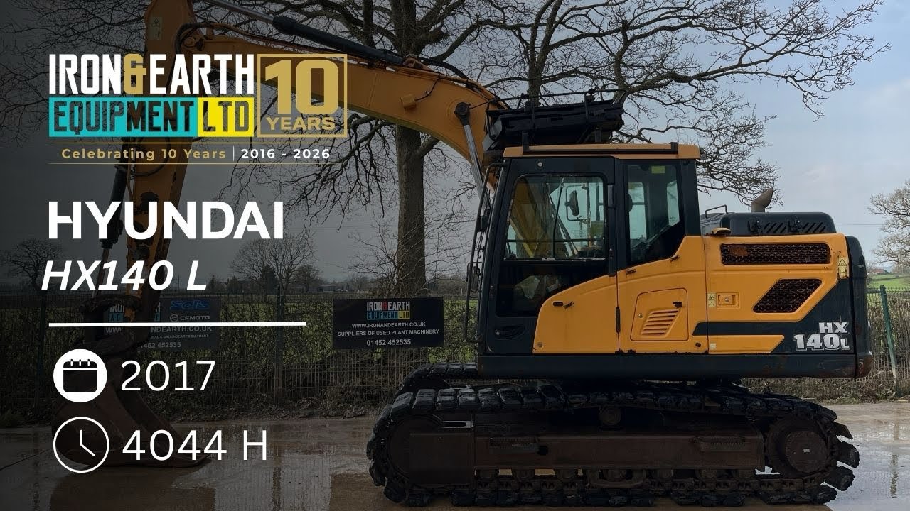 2017 Hyundai HX140 L Tracked Excavator