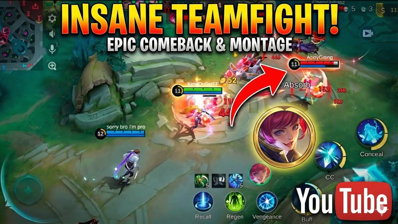 INSANE Teamfight 😱🔥 Epic Comeback & Savage Montage | Mobile Legends 