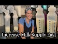 Pumping to nursing journey  how to increase your milk supply