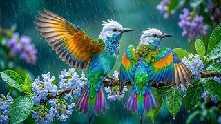 Healing Piano Birdsong and Rainfall Relieve Stress Anxiety Depression Calm Mind Body