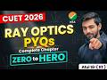 CUET Physics ⚡Ray Optics and Optical Instruments🔥 | PYQs + Expected Questions + Revision