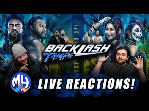WWE BACKLASH 2026 LIVE REACTIONS!! | Mark and a Half