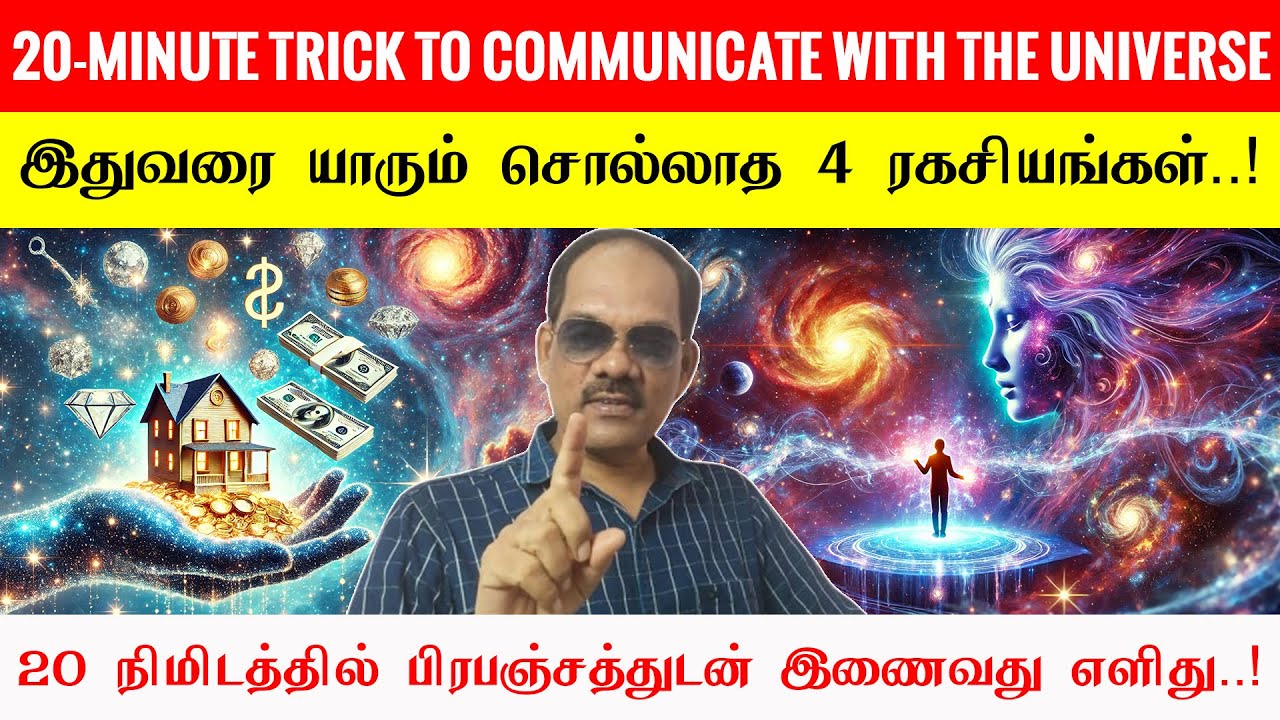 🌌 பிரபஞ்சம் எப்படி உங்களிடம் பேசும் 20-Minute Trick to Communicate with the Universe.!✨ சிறப்பு சிவா