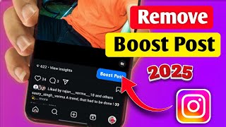 How to Remove Boost Post from Instagram 2025 | boost post instagram se kaise hataye | Remove Promote