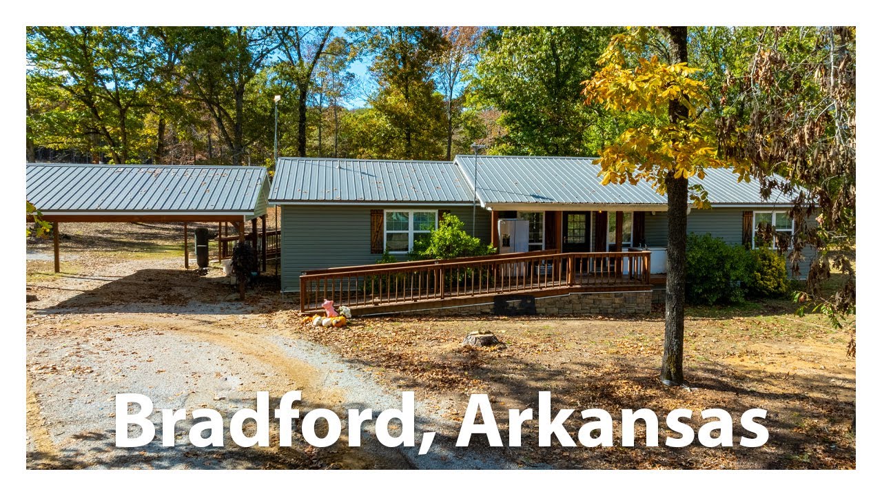Land and Home for Sale | 2370 Thida Road Bradford, AR 72020 Listed at $298,500 Walk Through