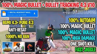 BGMI 4.3🔥MAGIC BULLET TRACKING AUTOHEADSHOT CONFIG FILE | HIGH DAMAGE FILE CONFIG BGMI, GL, 4.3