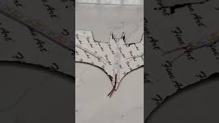 Diy - How To Make A Led Batman Logo Wall Art Piece
