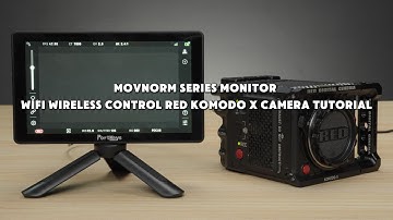 MOVNORM Series Monitor Wireless Connection to RED KOMODO X