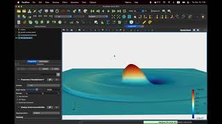 Paraview - surface displacement visualization