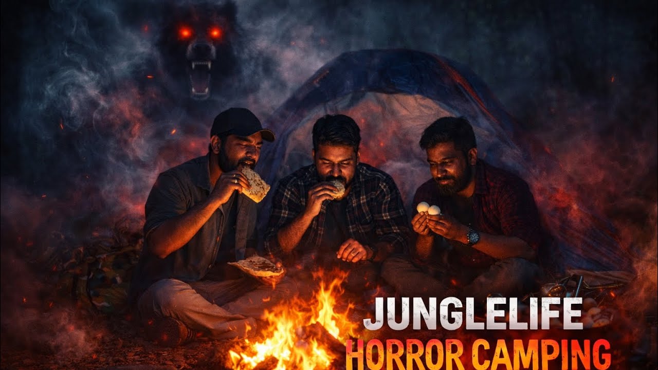 Friends Camping in Haunted Jungle 🌲 | Real Bear Encounter?