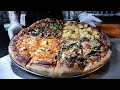 홍대에서 유명한 수제 피자 / handmade giant cheese pizza - korean street food