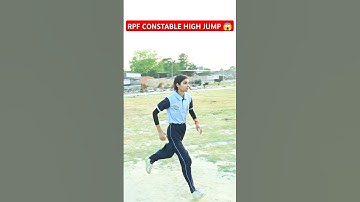 RPF constable high jump technique 🚨| rpf physical training #rpf #physical #motivation #exam #shorts