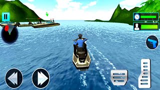 Real Police Speed Boat Gangster Chase🚧🚤 - Best Level Game - Best Android Gameplay screenshot 4
