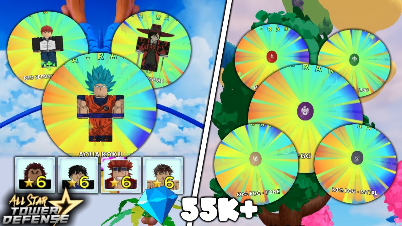 COLLECTING MEGA RARES v14.0 +10 NEW 6 STAR UNITS (RIP MY UNITS?!) | ROBLOX ALL STAR TOWER DEFENSE