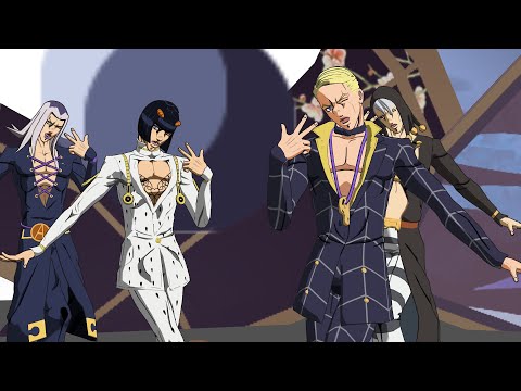 【ジョジョMMD】5部のキャラでドラマやアニメのED曲を踊ってもらった+おまけ【ガンダーラ、キルミーダンス、雪月花】