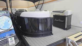 2026 Sunchaser Eclipse 23 LR DH 150HP & Bunk Trailer | New Pontoon Walkthrough