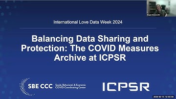 Balancing Data Sharing and Protection: The COVID Measures Archive at ICPSR