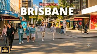 BRISBANE CITY WALK & Scenic River Ferry Tour 🇦🇺 Australia | 4K 60fps HDR