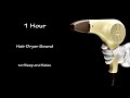 Relaxing Hair Dryer Sound 195 | Visual ASMR | 1 Hour Lullaby to Sleep and Relax