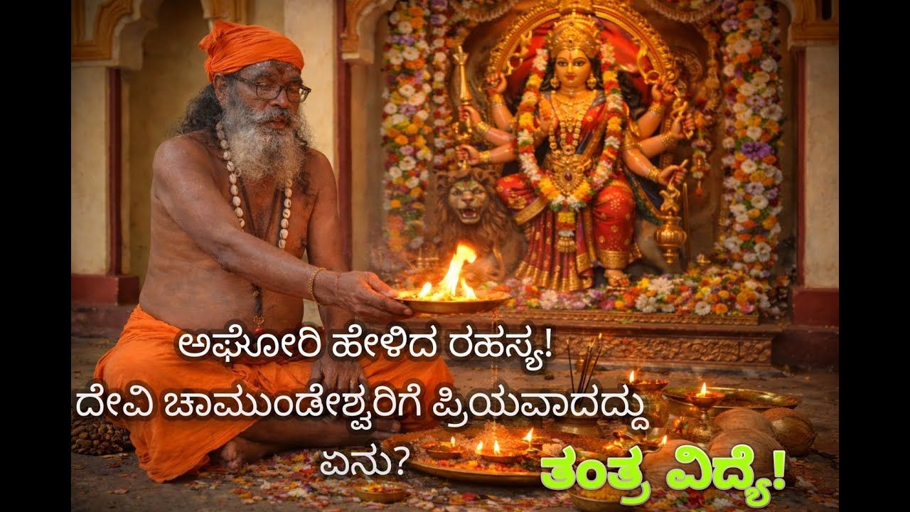 ಅಘೋರಿ ಹೇಳಿದ ರಹಸ್ಯ ದೇವಿ ಚಾಮುಂಡೇಶ್ವರಿಗೆ ಪ್ರಿಯವಾದದ್ದು ಏನು ?
