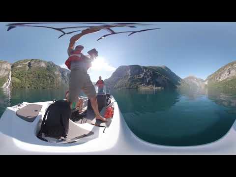 360 VR video of Seven Sisters waterfall, Geiranger  @kronjaa