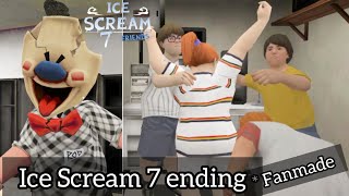 Ice Scream 7 - Official ( Fanmade ) all endings 