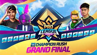 [🔴LIVE] PRO LEAGUE GATEWAY S3 | GRAND FINAL - CHAMPION RUSH | FREE FIRE @raadvaiyt829 @MrTripleR  screenshot 1