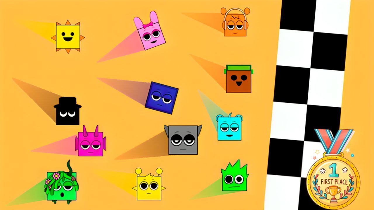 Sprunki vs Italian Brainrot 🔥 Square Race 7 Arena Showdown | Master Square League