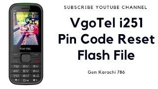 VgoTel I251 With CM2 Dongle Vgo Tel I251 User Code Unlock | Read Code | Boot Key