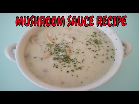 Resep Cara Membuat Mushroom Sauce Yang Mudah Mushroom Sauce Recipe Youtube