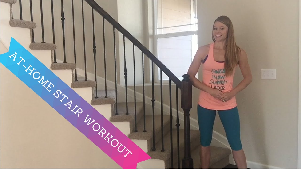  At Home  Stair  Workout  to Torch Calories Build Strength 