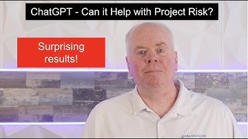 Reduce Project Risk with ChatGPT! Watch it create a risk matrix from minimal data!