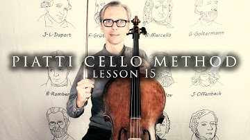 A. Piatti Cello Method Lesson 15 | The Third Position | Practice with Cello Teacher
