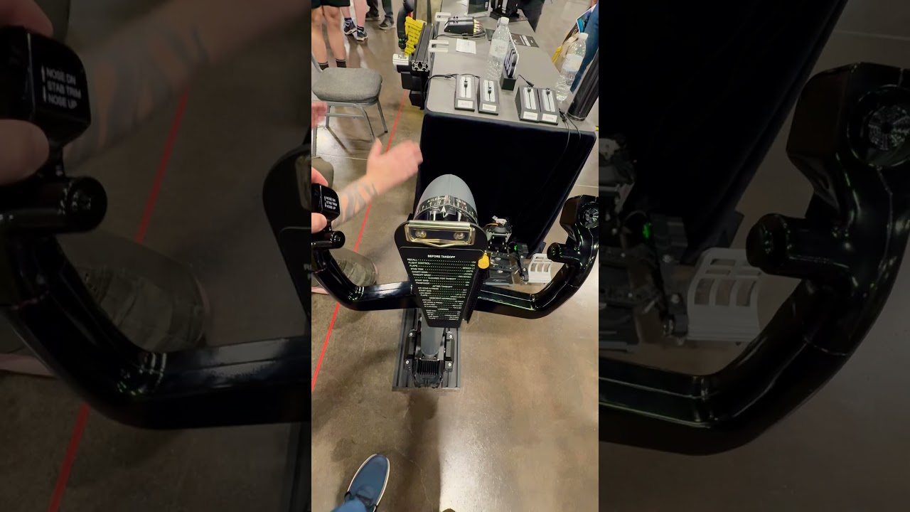 WinWing Cyber Taurus Yoke at FlightSimExpo 2025 
