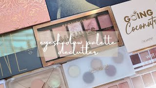 My Eyeshadow Palette Collection | Eyeshadow Palette Declutter