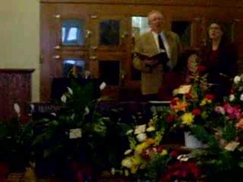 Kast Couple singing at Gary's funeral